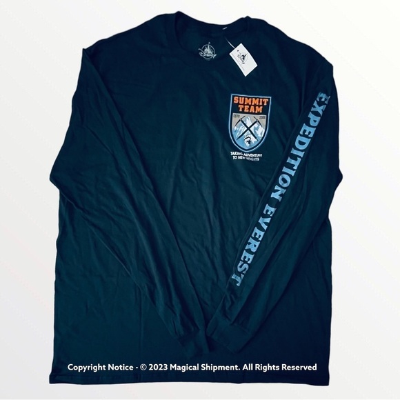 Disney Parks - Animal Kingdom - Expedition Everest Summit Team Shirt for Adults - Picture 1 of 4